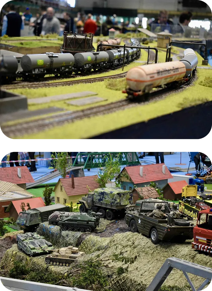 Obrázok modelových lietadiel